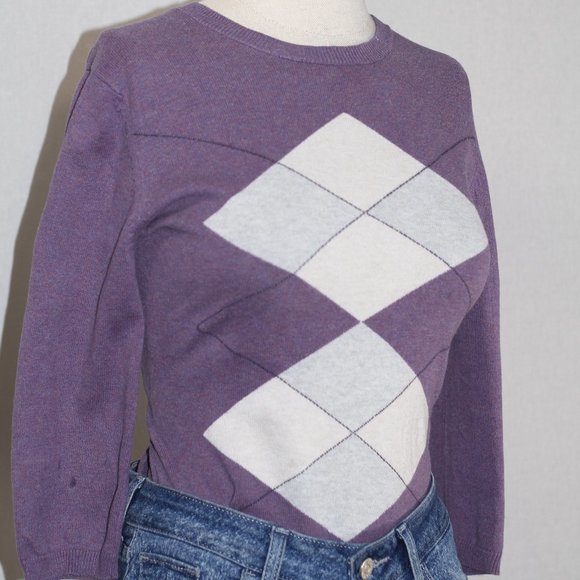 Isaac Mizrahi Purple Sweater - Picture 9 of 12